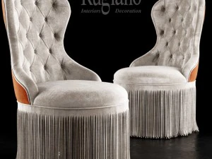 Stuhl Rugiano King f 3D Modell