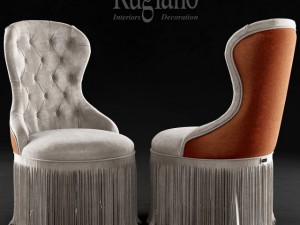 chair rugiano king f 3D Model