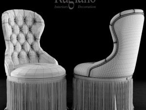 chair rugiano king f 3D Model