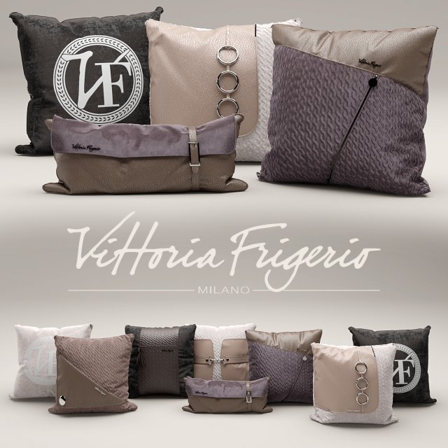 pillow vittoria frigerio 3D Model .c4d .max .obj .3ds .fbx .stl .blend