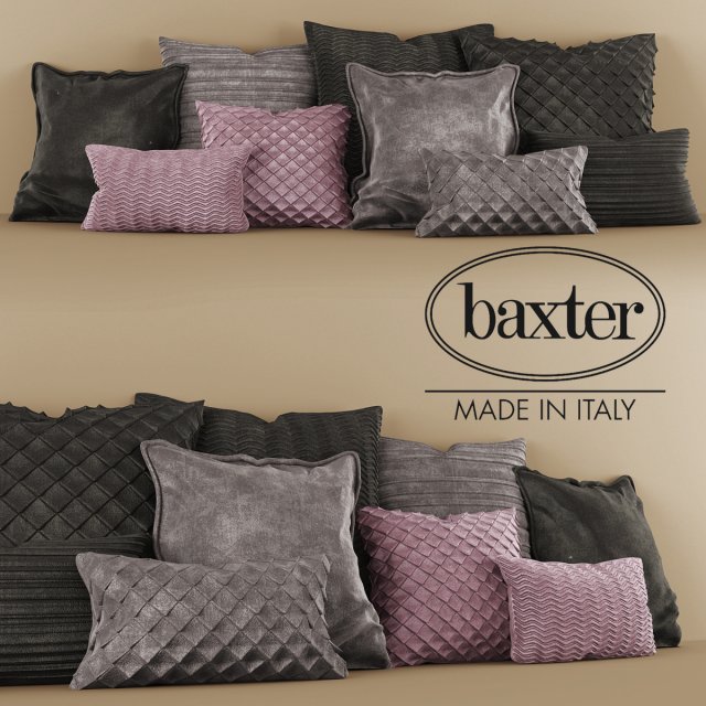 baxter pillow Modelo 3D .c4d .max .obj .3ds .fbx .stl .blend