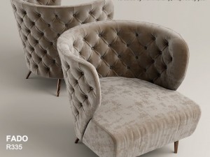 fado arm chair 3D Model