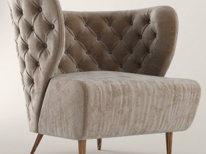 fado arm chair 3D 모델