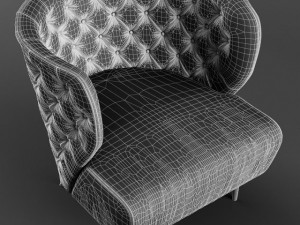 fado arm chair 3D 모델