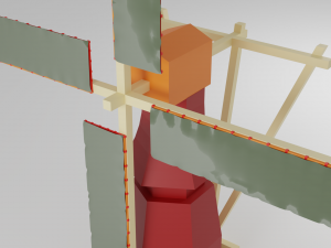 dutch windmill 3D 模型