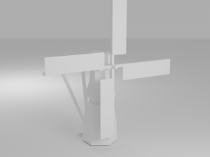 dutch windmill 3D 模型