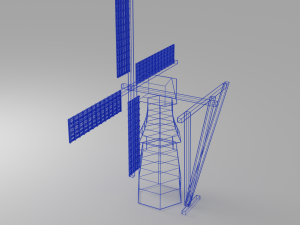 dutch windmill 3D 模型