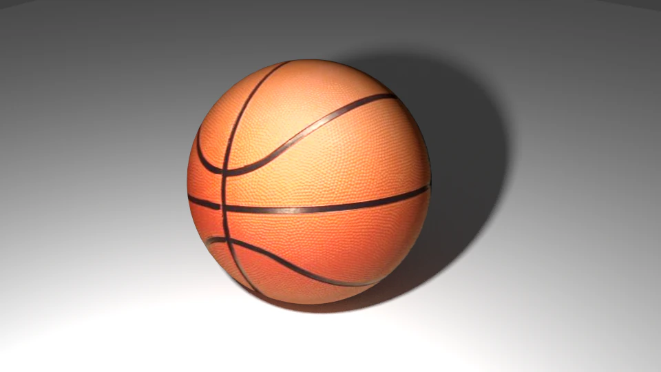 realistic basketball 3D Model .c4d .max .obj .3ds .fbx .stl .blend 