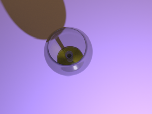 realistic wineglass 3D Model