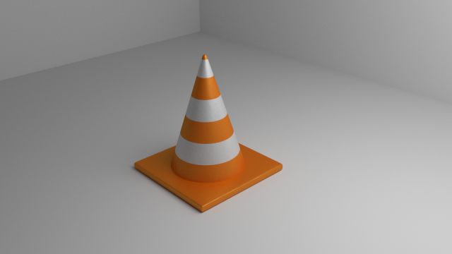 traffic cone 3Dモデル .c4d .max .obj .3ds .fbx .stl .blend 