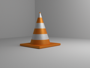traffic cone 3Dモデル