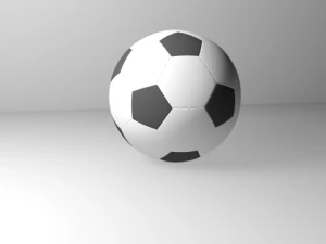 piłka nożna Model 3D