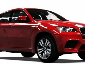 BMW&times;6 3Dモデル