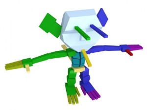 monkey cartoon character model 3D Model