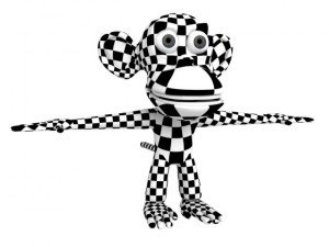 monkey cartoon character model 3D Model