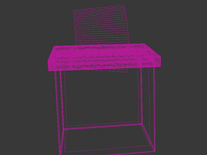 blank election box ballot campaign mockup Modelo 3D