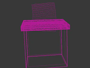 blank election box ballot campaign mockup 3D Model