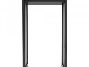 metal detector scanner airport security gates with metal detectors walk through detector 3D Model