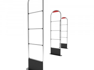 shop security anti-theft sensor gates 3D Model