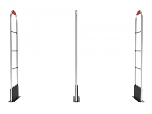 shop security anti-theft sensor gates 3D Model