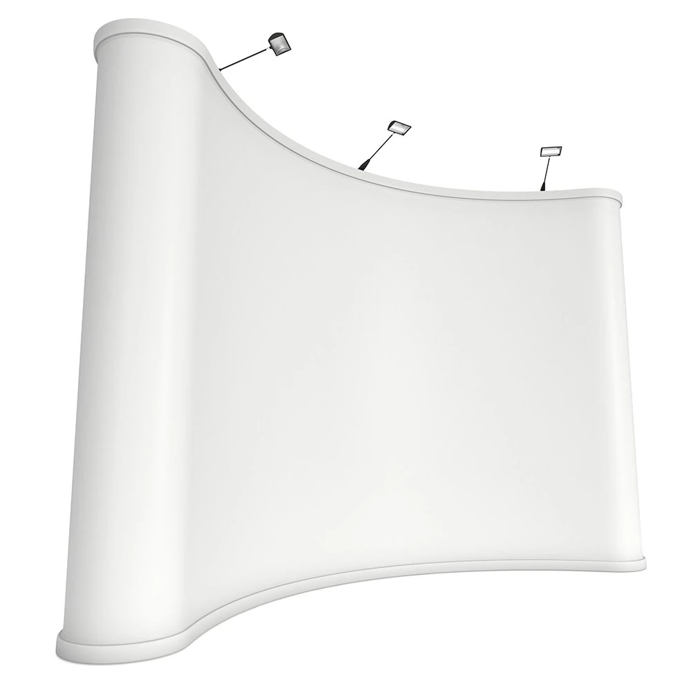 blank pop up stand trade show booth white and blank mock-up 3D Model .c4d .max .obj .3ds .fbx .stl .blend 