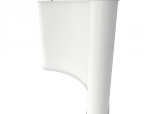 blank pop up stand trade show booth white and blank mock-up 3D Model