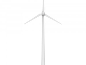 wind turbine low poly 3D Model