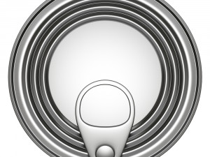 canned food Modello 3D