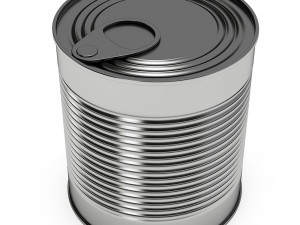 canned food Modello 3D