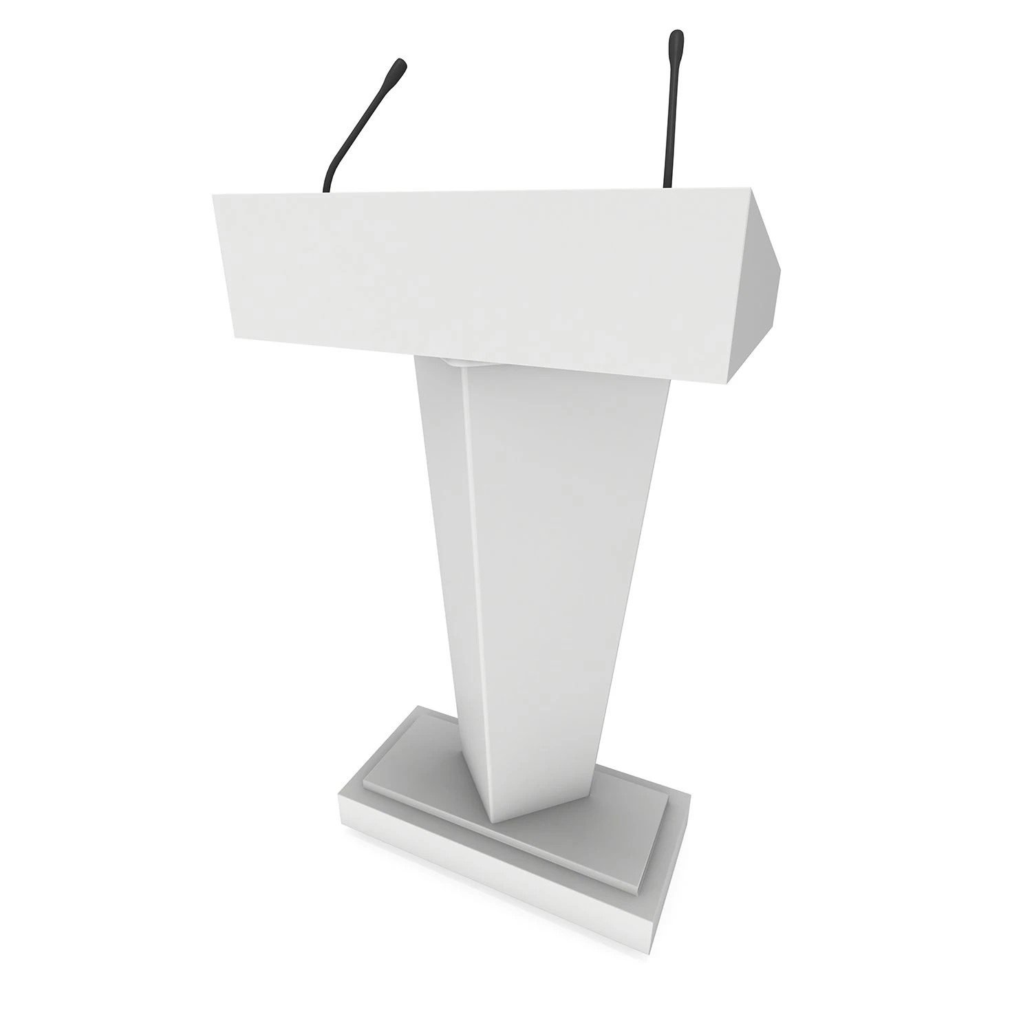 speaker podium 3D Model .c4d .max .obj .3ds .fbx .stl .blend 