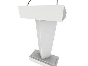 speaker podium 3D Model