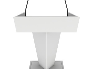 speaker podium 3Dモデル