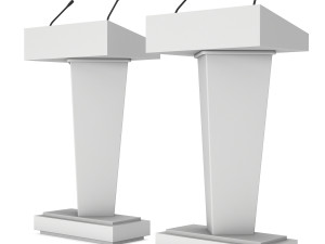 speaker podium 3Dモデル