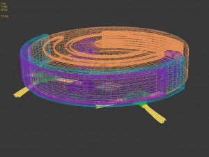 robot vacuum cleaner 3D Model