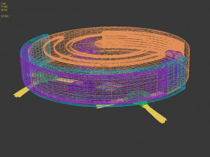 robot vacuum cleaner 3D Model