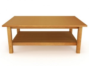 ikea hemnes coffee table in the three colors Model 3D
