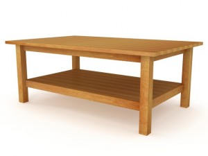 ikea hemnes coffee table in the three colors Model 3D