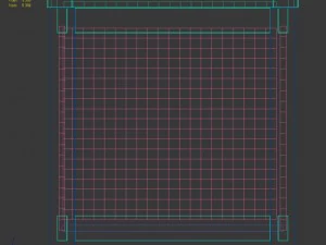 ikea hol side table acacia 3D Model