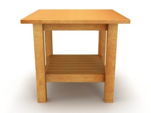 ikea hemnes side table in the three colors 3D 모델