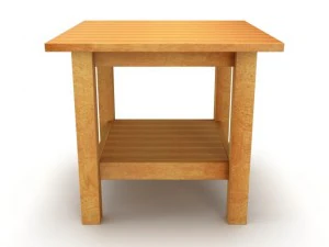 ikea hemnes side table in the three colors 3D Model