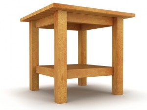 ikea hemnes side table in the three colors 3D 모델