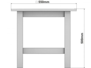 ikea hemnes side table in the three colors 3D 모델