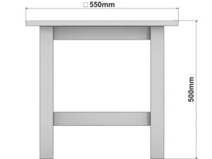 ikea hemnes side table in the three colors 3D Model