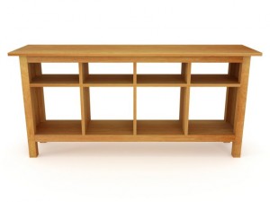 ikea hemnes console table in the three colors 3Dモデル