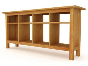 ikea hemnes console table in the three colors 3D Model