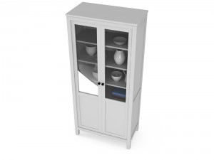 set of ikea hemnes cabinet in different options an 3Dモデル