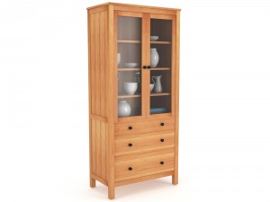 set of ikea hemnes cabinet in different options an 3Dモデル