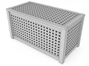 set of 14 ikea hemnes and hol furniture 3D 모델