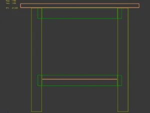 set of 14 ikea hemnes and hol furniture 3D Model