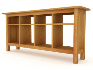 set of 14 ikea hemnes and hol furniture 3D Model